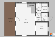 План 1 этажа.